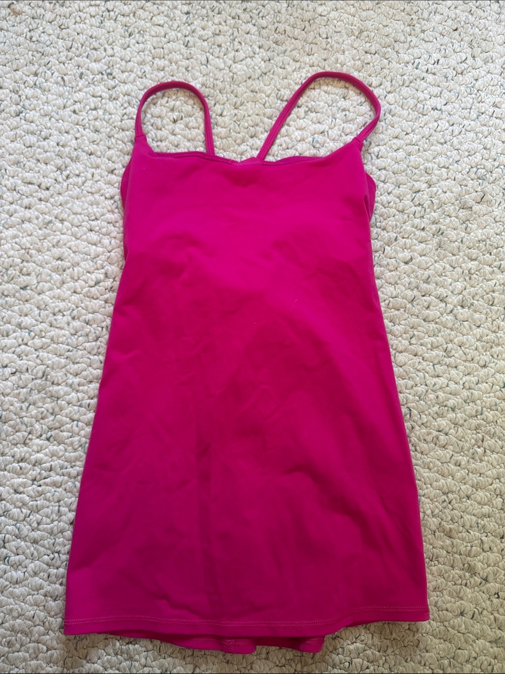 lululemon athletica Bright Pink Thin-Strap Tank